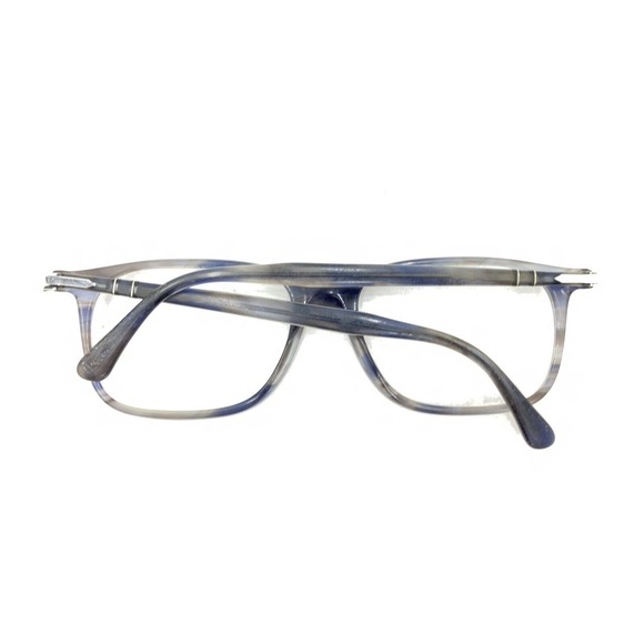 Persol 3213-V 1083 Smoke Gray Blue Eyeglasses Frames 55-18 145 Italy Designer - Picture 11 of 12